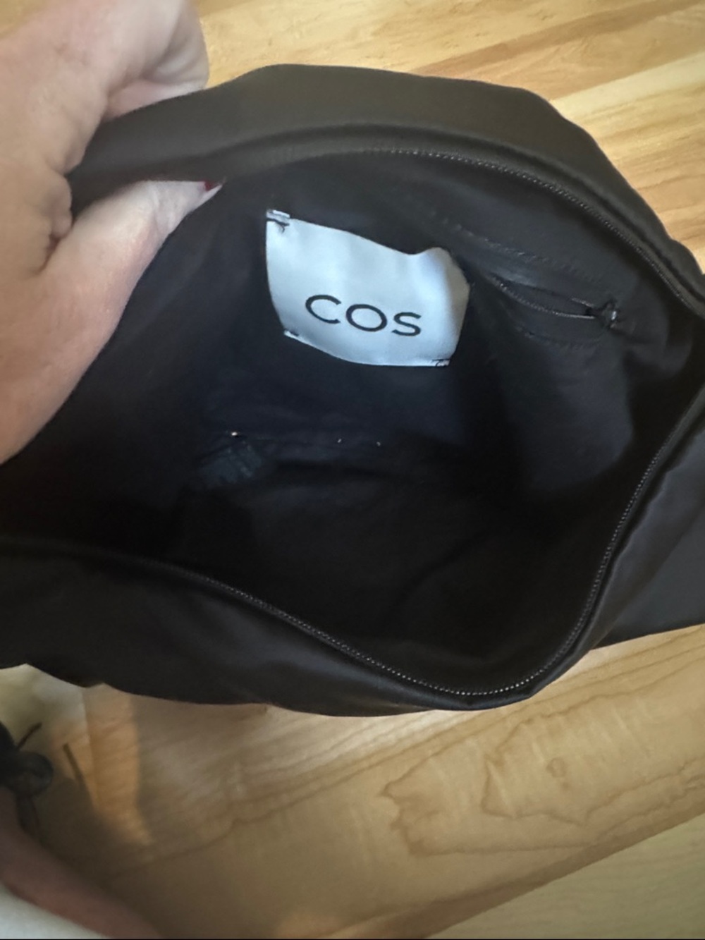 COS Black Crescent Crossbody Bag - Picture 3 of 5